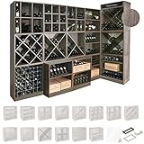Maße: H 8 x B 70 x T 31 cm Weinregal/Flaschenregal System CAVEPRO, Sockel Wenge - H 8 x B 70 x T 31 cm