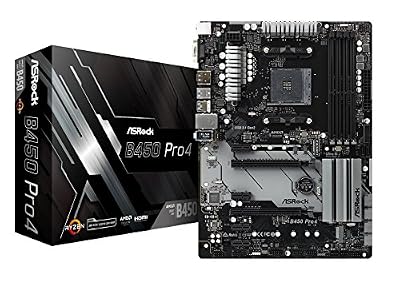 ASRock 90-MXB8B0-A0UAYZ Carte mère AMD B450 Socket AM4