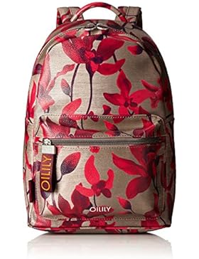 Oilily Damen Jolly Backpack Mvz Rucksack, Rot (Dark Red), 13 x 36 x 22 cm