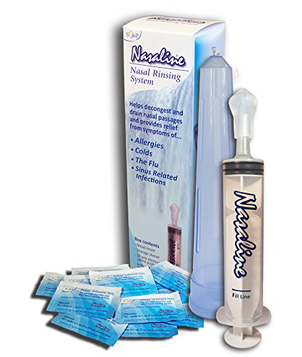 Squip Nasaline Nasal Irrigator with Pack of 10 Saline Sachets