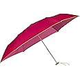 Samsonite Alu Drop S - 3 Section Manual Flat Umbrella, 23 cm, Pink (Dark Pink/Grass Green), Dark Pink/Grass Green, Umbrellas
