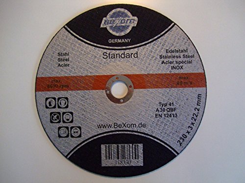 Olbrich-Industriebedarf Trennscheibe 230x3 mm 10 Stück INOX, Edelstahl & Stahl, Metall, Eisen