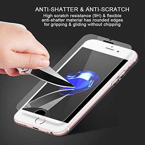 iPhone 7 Plus Panzerglas Schutzfolie 2 Stück, aiMaKE Ultra-klar Panzerglas Schutzfolie für iPhone 7 Plus 5.5 Zoll| 3D Touch | Ultra-dünn Folie (nur 0,25mm) | Anti-Kratz | Blasenfrei - 3