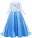Produktbild Tacobear Schneekönigin ELSA Prinzessin Partykleid Kostüm Prinzessin Party Cosplay Kostüm Lange Dress up mit Einem Abzeichen von ELSA Prinzessin (7~8T)