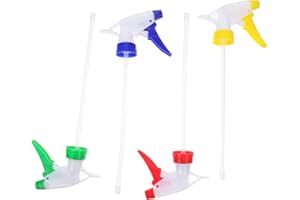 BESPORTBLE 4 PièCes TêTes De PulvéRisation Pour Bouteille Spray Buses En Plastique SûRes Pour Vaporisateur Maison PulvéRisateur RéUtilisable Pour Huiles Essentielles Nettoyage Et AromathéRapie