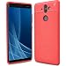 Produktbild Nokia 9 Hülle - TPU Leder Ultra dünn Rückenschale Schock-Absorbieren Case Cover für Nokia 9(Rot)