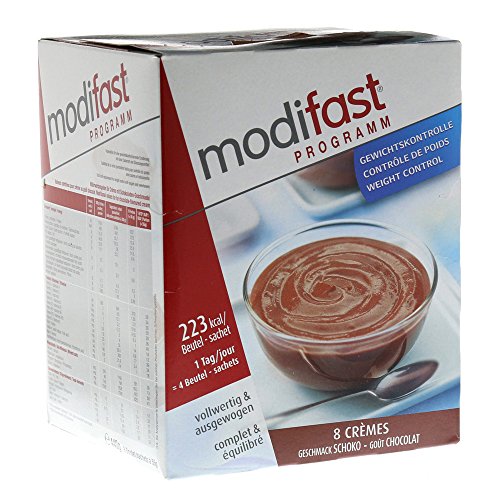 Preisvergleich Produktbild Modifast Programm Creme Pulver Schokolade, 8X55 g