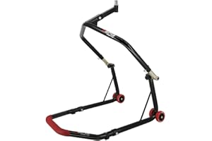 ‎SEFIS MOTO SEFIS D18 Motorradständer Set Vorderrad Motorradheber Serviceständer Front Motorrad montageständer vorne Motorrad ständer Set Motorrad aufbocken Lenkkopf (Rot)