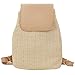 Produktbild Mypace Groß Klein Umhängetasche Leder Tasche Für Damen Mode Frauen Studenten Weben Druck Schultasche Rucksack Reise Umhängetasche (Khaki)