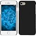 Produktbild PhoneNatic Case für Apple iPhone 7 Hülle schwarz gummiert Hard-case für iPhone 7 + 2 Schutzfolien