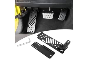 TDHLW Pedale Lato Sinistro poggiapiedi in Metallo Kick Panel per Jeep Wrangler JL & Gladiator JT 2018-2022