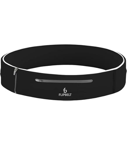 Ceinture De Course FlipBelt Zip - Taille Large - Unisexe - Noire Carbone - Neuf
