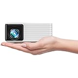 YOTON UC 500 Projector, 400LM Portable Mini Home Theater LED Projector with Remote Controller, Support HDMI, AV, SD, USB Inte