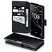 Produktbild Xperia XA1 Plus Hülle, Terrapin [ECHT LEDER] Brieftasche Case Hülle mit Standfunktion Kartenfächer und Bargeld für Sony Xperia XA1 Plus Tasche - Schwarz