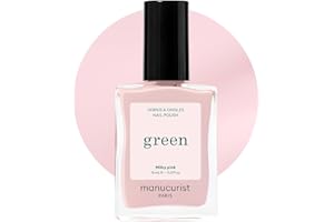 Manucurist Green Vernis à Ongles Rose Laiteux Milky Pink - Classique - Effet Manucure professionnelle - Vernis Manucurist - Nail Polish Ongle - 15ml