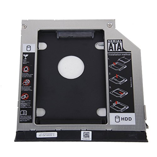 2nd HDD Klammer - SODIAL(R)2nd HDD Klammer Fuer Dell E6420 E6520 E6320 E6430 Mit Auswerfer + Luenette