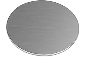 GOHAPY Rundes Blech aus Edelstahl 304, Dicke 1 mm, runde Metallplatte, 50 mm, 80 mm, 100 mm, 150 mm, 200 mm, 250 mm, 300 mm, 1 Stück(150mm)