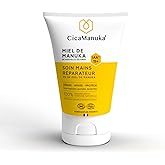 CICAMANUKA - Soin mains réparateur au miel de Manuka IAA15+ - Nourrit et hydrate - Certifié Bio - 50ml