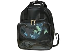 TENDYCOCO Clear backpack ita bag DIY transparent school backpack PVC book bag for women girls