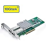 10Gtek® for Intel X520-DA2, Intel 82599ES Chip 10GbE Network Interface Card (NIC), PCIE PCI-E X8 Dual SFP+ Port