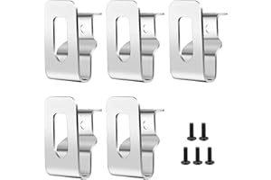 Alnicov 5 szt. klips do paska zapasowe haczyki klipsy uchwyt narzędziowy klips do paska hak pasuje do wiertarek Dewalt 20 V MAX narzędzia