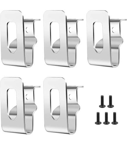 10 Clip Da Cintura Per Dewalt - Ganci In Acciaio Inossidabile Con Viti Per Trapani 20V Modelli DCD985 DCD980 - Foto 12