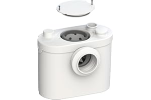 SFA - Sanibroyeur Silencieux (46 dB) Pro Up - Broyeur WC pour Salle d'Eau avec Lave-main - Installation Discrète - Maintenance Facilitée - 33,9 x 22,2 x 32,3 cm - 400W - Made in France