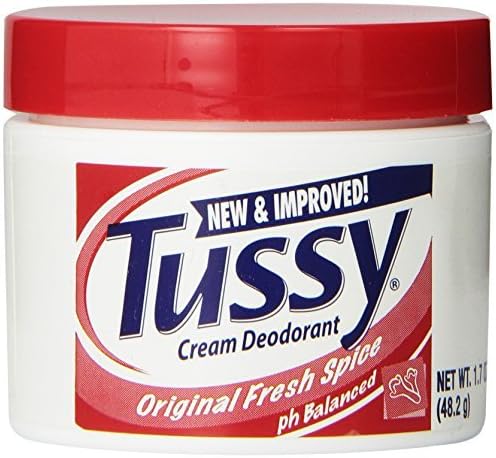 Tussy Deodorant Cream, Original - 50 ml (Pack of 6) by Tussy