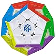 Bokefenuo GAN Megaminx M 3x3 Speed Cube Gan Pentagonal Magnetic Stickerless Magic Puzzle Cube Toy