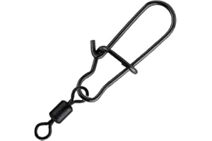 ‎SPRO Spro Matt Black Easy Snap + Rolling Swivel - Snaps