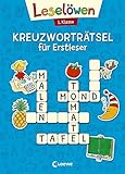 Leselöwen Kreuzworträtsel für Erstleser - 1. Klasse (Blau) (Leselöwen Rätselwelt) by 