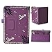 Produktbild Evtech (tm) 3D Bling Kristalldiamantrhinestone Kindle Fire HD 7Zoll Anzeige Tablet (5th Generation - 2015 Veröffentlichung Only) Fole Fall Slim Fit Leder Standing Schutzüberzug mit Auto Sleep / Wake Funktion (Purple)