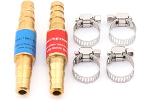 MIKI-Z 2pcs Clapets anti-retour de tuyau de gaz de pétrole liquéfié au propane et à l'oxygène à base d'acétylène