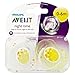 Philips AVENT SCF176/18 Glow in the Dark Night-Time Soother 0-6 Months (Colours May Vary, 2 Soothers