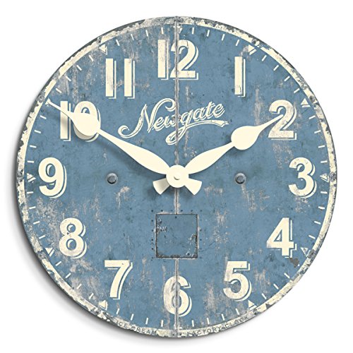 Preisvergleich Produktbild NEWGATE Eis Factory Wanduhr - Blau
