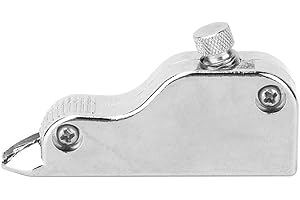 ATYHAO V-Gouge, Adjustable Metal V Grooving Tool for Leathercraft, Push Type Leather Folding Device for Box Corners and Crafts