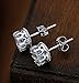 925 Sterling Silver Zircon Earrings Stud Earring P04