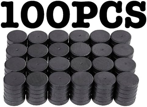 Magnets for crafts, Ceramic Industrial Magnets - 18 mm Round Disc - Ferrite Magnets Bulk for Crafts, Science &amp; hobbies - 100pcs / box!