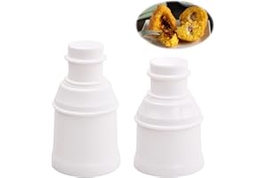 Nivofu 2 Pezzi Stampi per Arancini, a Forma di Palla di Riso, per Sushi, Polpette, in Plastica Multiuso per Bento Fatto a Mano, Cone e Round