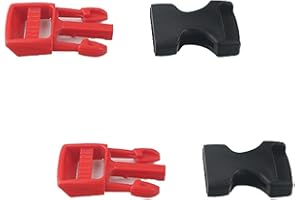 Alriedy Lot de 2 clips de menton de casque - Fermeture au menton de qualité supérieure avec serrure à fiche - Compatible avec casque ABUS - Casque de vélo de route et casque de vélo - Fermeture sûre