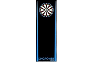‎KINGPOWER Kingpower Dartmatte Dart Teppich Turnier Matte Abwurflinie Bodenschutz Zubehör Dartpfeile Dartscheibe Dartboard 2 Größen 237cm und 290cm Verschiedene Designs