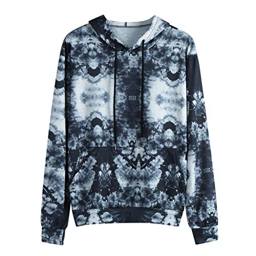 Preisvergleich Produktbild Kapuzenpullover Herren, ABsoar Persönlichkeit Gedruckt Hoodie 2019 Sweatshirt Freizeit Sportshirt Männer Modische Langarm Shirt Krawatten-Kapuzenpulli Outwear Slim Fit Jacken