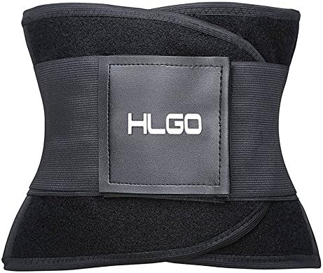 HLGO Waist Cincher Trainer Body Adjustable Elastic Exercise Waist Belt 5 Corlor,4 Size for Choice
