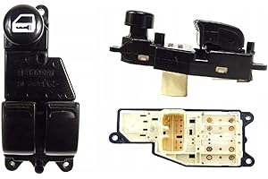 EASYSHOP24H Pulsantiera Alzacristalli Per Agila A Ignis Wagon R da 1998 a 2008 Interruttore Tastiera Alza Vetri Elettrici Anteriore Sinistro