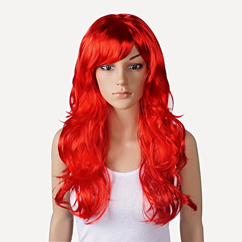 New Special 8 Colors Curly Design Women Anime Costume Fancy Hair Full Party Wig