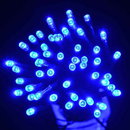 QederTEK Solar Lichterkette 22m 200er LED Garten Außen Licht 8 Modi Außenlichterkette Wasserdicht mit Lichtsensor Weihnachten Decoration Beleuchtung für Outdoor Party, Haus Dekoration, Hochzeit, Weihnachten, Feier Festakt (Blau) - 7