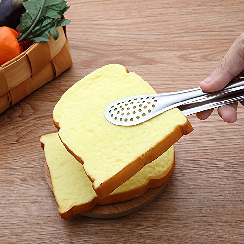 Preisvergleich Produktbild Edelstahl Grillzange Grillzange Grillzange Grillzange Grillzange Grillzange Schneefräse Eis usw. Antibakteriell hitzebeständig Multifunktionsgrill Edelstahl Clip 1 Packung M 7