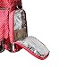 Giwox Maternity Bag 4 Ways in 1 Baby Large Nappy Changing Bags, Dot Stylish Diaper bags Large Capacity Pram Bags for Mums Dads ( Red)