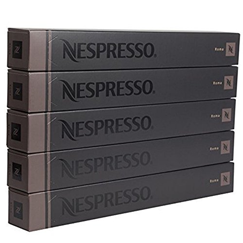 Nespresso Roma Coffee Capsules (50 Pods) - 5 Sticks RS.3500 (30.00% Off) - Amazon Nespresso Roma Coffee Capsules (50 Pods) - 5 Sticks RS.3500 (30.00% Off) - Amazon
