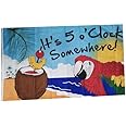Stormflag It’s Five Oclock Somewhere Flags 3x5ft(90cmx150cm) Polyester 90g with Two Eyelets and Double Stitched